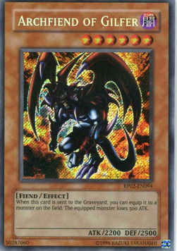 Archfiend of Gilfer (V.1 - Secret Rare)