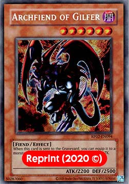 Archfiend of Gilfer (V.2 - Secret Rare)