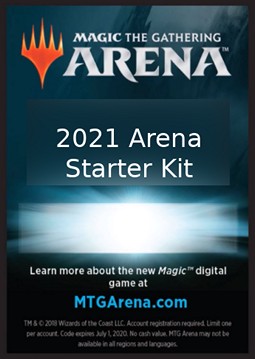 Arena Code Card (2021 Arena Starter Kit)