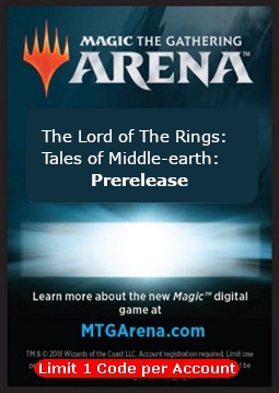 Arena Code Card (Prerelease)