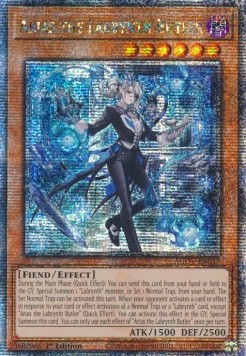 Arias the Labrynth Butler (V.2 - Quarter Century Secret Rare)