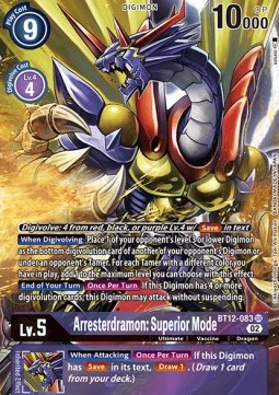 Arresterdramon: Superior Mode (BT12-083) (V.2)