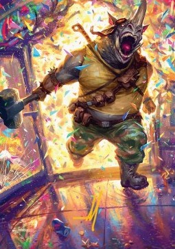 Art Series: Rocksteady, Rowdy Rhino (V.2)