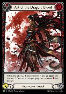 Art of the Dragon: Blood (Extended Art Cold Foil)
