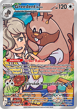 Arven's Greedent  (SV10s 156)
