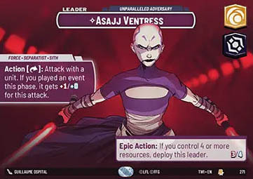 Asajj Ventress, Unparalleled Adversary (V.2)