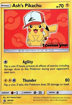 Ash's Pikachu  (SM 109)