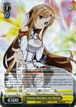 Asuna Invites to Party (V.1 - Double Rare)