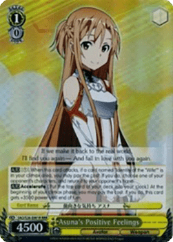 Asuna's Positive Feelings (V.2 - Triple Rare)