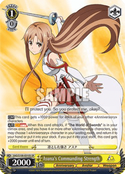 Asuna's Commanding Strength (SAO/S100) (V.2 - Super Rare)