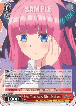 At That Age, Nino Nakano (V.2 - Super Rare)