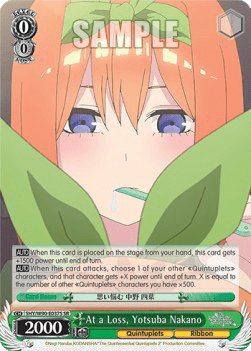 At a Loss, Yotsuba Nakano (V.2 - Super Rare)