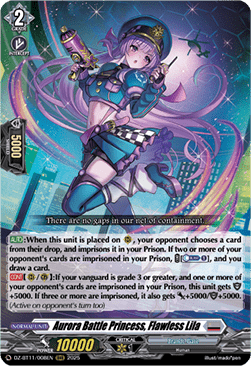 Aurora Battle Princess, Flawless Lila [D-Format] (V.1 - Triple Rare)