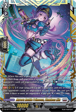 Aurora Battle Princess, Flawless Lila [D-Format] (V.2 - Double Frame Rare)