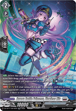 Aurora Battle Princess, Flawless Lila [D-Format] (V.3 - Silver Rare)