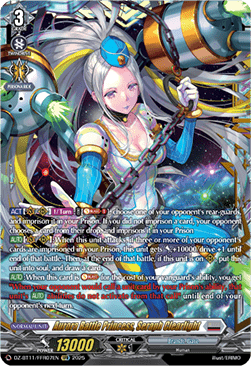 Aurora Battle Princess, Seraph Clearlight [D-Format] (V.2 - Double Frame Rare)