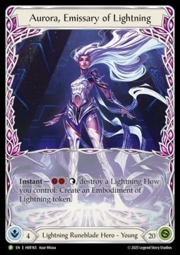 Aurora, Emissary of Lightning (Rainbow Foil)