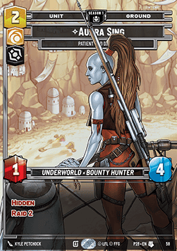 Aurra Sing, Patient and Deadly (V.2)