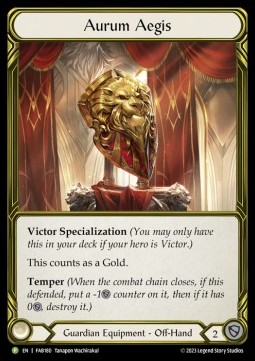 Aurum Aegis (Cold Foil Golden)