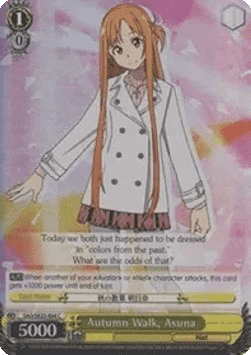 Autumn Walk, Asuna (V.2 - Parallel Foil)