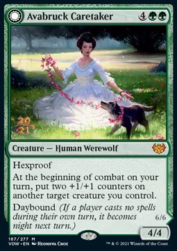 Avabruck Caretaker // Hollowhenge Huntmaster (V.1)