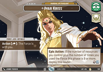 Avar Kriss, Marshal of Starlight (V.2)