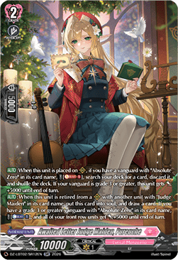 Awaited Letter Judge Maiden, Pureuche [D-Format] (V.3 - Silver Rare)