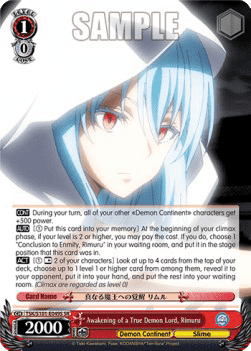 Awakening of a True Demon Lord, Rimuru (V.2 - Super Rare)