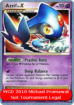 Azelf LV.X  (WCD10 LA 140)