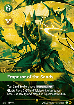 Azir, Emperor of the Sands (V.2 - Showcase)