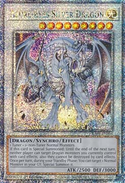 Azure-Eyes Silver Dragon (V.2 - Quarter Century Secret Rare)