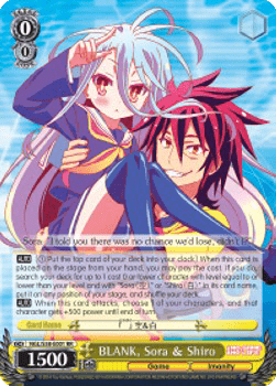 BLANK, Sora & Shiro (V.1 - Double Rare)