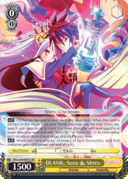 BLANK, Sora & Shiro (V.2 - Super Rare)