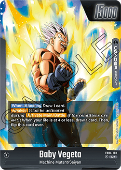 Baby Vegeta // Super Baby 2 (FB04-103) [Fusion World] (V.2 - Alternate Art)