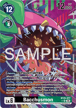 Bacchusmon (BT25-077) (V.2)