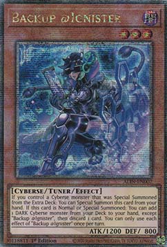 Backup @Ignister (V.2 - Quarter Century Secret Rare)