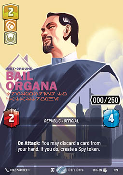Bail Organa, Responding to Catastrophe (V.5)