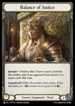 Balance of Justice (Cold Foil)