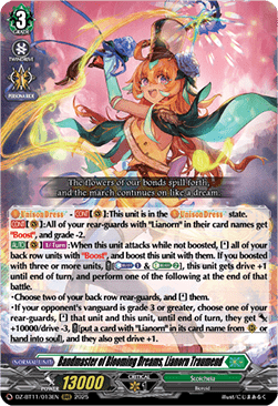 Bandmaster of Blooming Dreams, Lianorn Traumend [D-Format] (V.1 - Triple Rare)