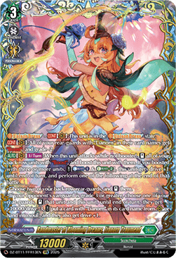 Bandmaster of Blooming Dreams, Lianorn Traumend [D-Format] (V.2 - Double Frame Rare)