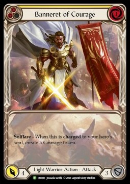 Banneret of Courage (Extended Art Rainbow Foil)