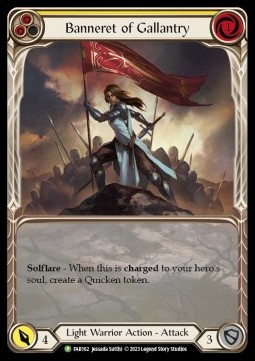 Banneret of Gallantry (Extended Art Rainbow Foil)