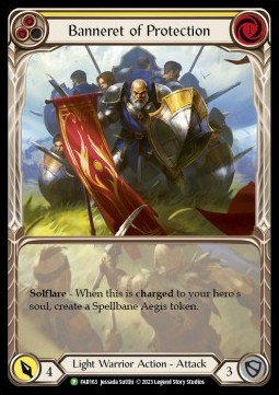 Banneret of Protection (Extended Art Rainbow Foil)