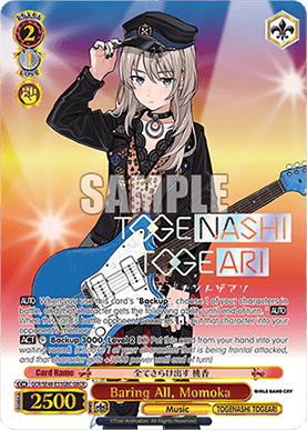 Baring All, Momoka (V.2 - Parallel Foil)