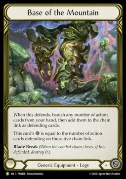 Base of the Mountain (Cold Foil Golden)