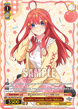 Bashful Sweetie, Itsuki Nakano (V.2 - Feature Rare)