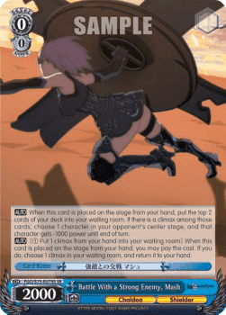 Battle With a Strong Enemy, Mash (V.2 - Super Rare)