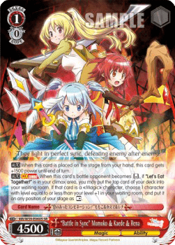 "Battle in Sync" Momoko & Kaede & Rena (V.2 - Super Rare)