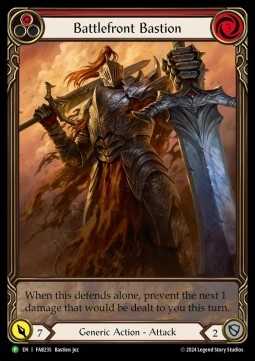 Battlefront Bastion (Red) (Extended Art Rainbow Foil)