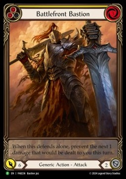 Battlefront Bastion (Yellow) (Extended Art Rainbow Foil)